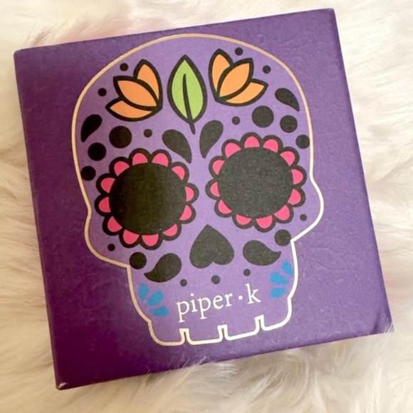 48 hour Sale piper•k Glass Stones NIB “LEAD SAFE NICKEL FREE "SUGAR SKULLS" - Picture 3 of 4